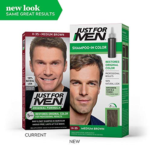 JUST FOR MEN Hair Color Medium Brown 35, 1 ea