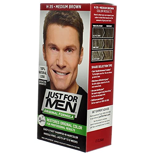 Just For Men Original Formula Haircolor Medium Brown H-35 - 1 ea....