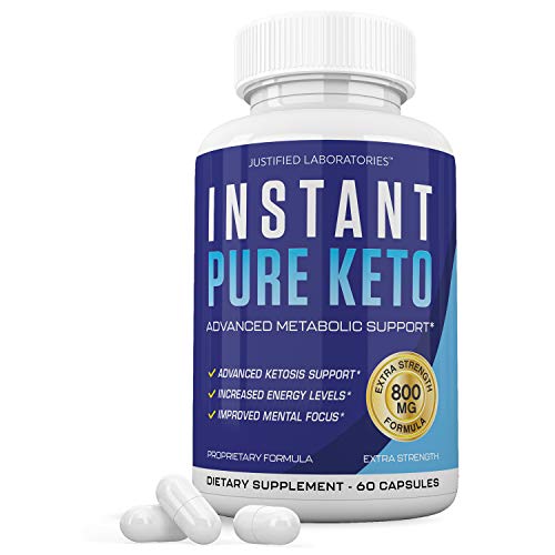 Instant Pure Keto Pills Advanced BHB Boost Ketogenic Supplement E...