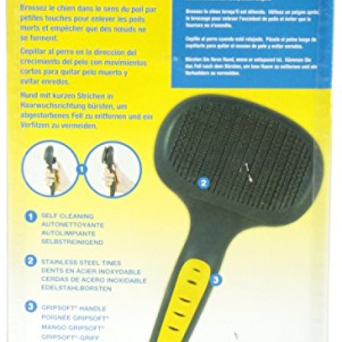 JW Pet Company Self-Cleaning Slicker for Large Dog
