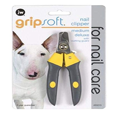 JW Pet Company Gripsoft Deluxe Nail Clipper for Dogs, Medium