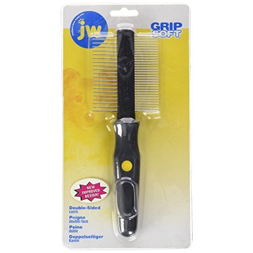 JW Pet Company GripSoft Double Sided Comb Dog Comb