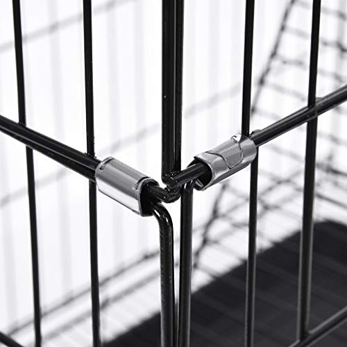 Pet Cage Playpen,Luxury 3-Tier Kitten Cat Ferret Cage Portable Ca...