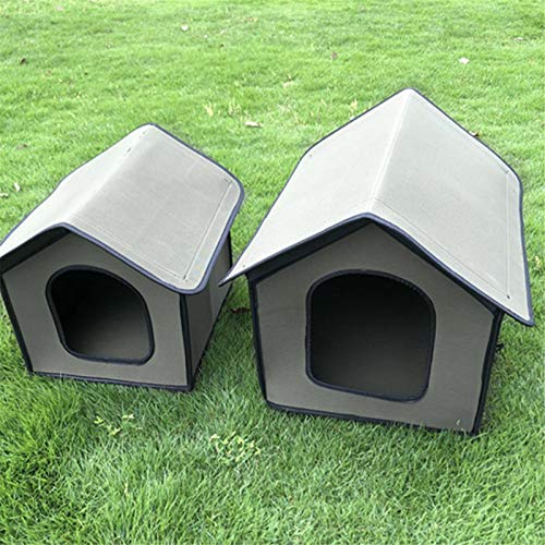 jycous Cat Shelter - Pet Outdoor House Waterproof Weatherproof Ca...