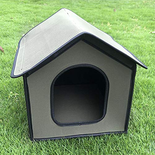 jycous Cat Shelter - Pet Outdoor House Waterproof Weatherproof Ca...