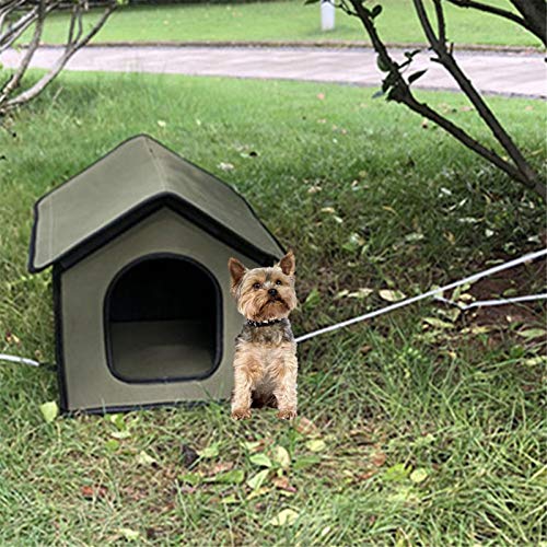 jycous Cat Shelter - Pet Outdoor House Waterproof Weatherproof Ca...