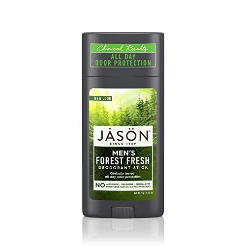 Jason Aluminum Free Deodorant Stick, Mens Forest Fresh, 2.5 Oz