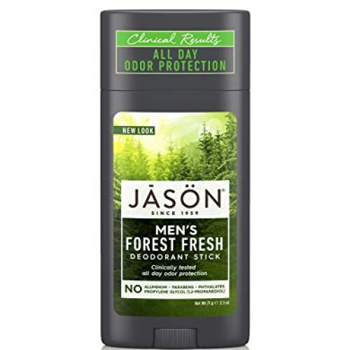 Jason Aluminum Free Deodorant Stick, Mens Forest Fresh, 2.5 Oz
