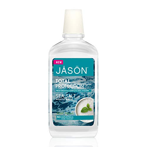 Jason Sea Salt Mouthwash, Cool Mint, 16 Oz Packaging May Vary