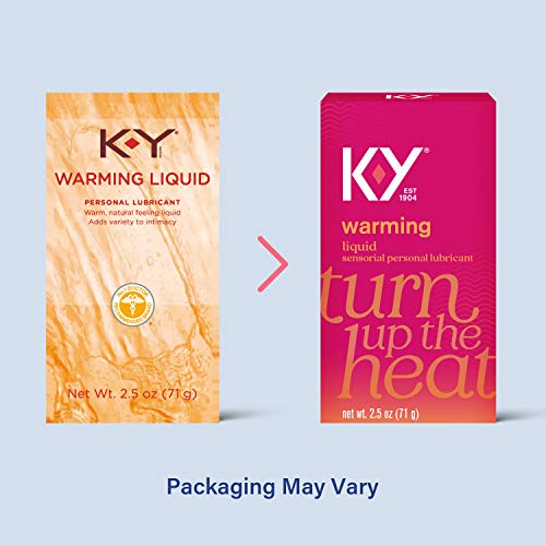 K-Y Warming Liquid Lubricant, 2.5 oz