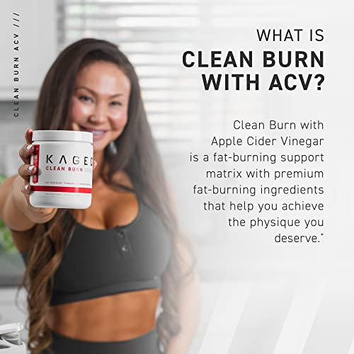 Apple Cider Vinegar Supplement | Kaged | Clean Burn Powder, Energ...
