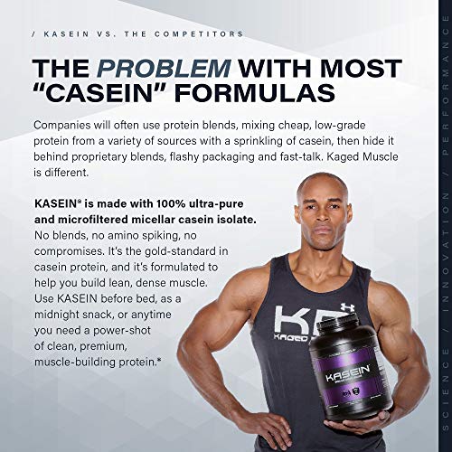 Kaged Muscle, Premium Kasein Protein Powder, Micellar Casein, Van...