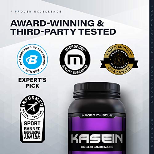 Kaged Muscle, Premium Kasein Protein Powder, Micellar Casein, Van...