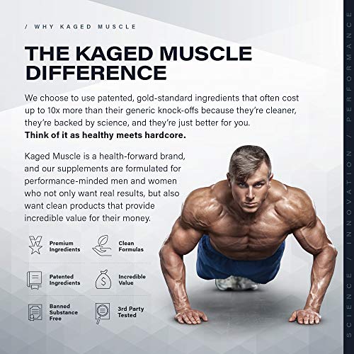 Kaged Muscle, Premium Kasein Protein Powder, Micellar Casein, Van...