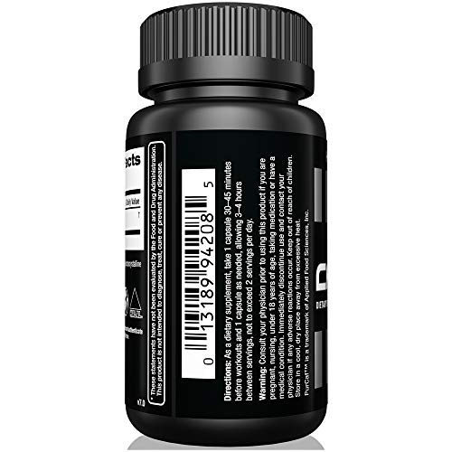 Kaged Muscle, PurCaf Organic Caffeine Capsules, Energy Boost, No ...