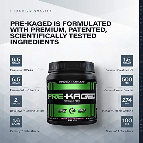 Pre Workout Powder; KAGED MUSCLE Preworkout for Men & Pre Workout...