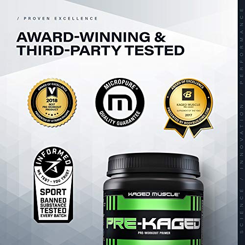 Pre Workout Powder; KAGED MUSCLE Preworkout for Men & Pre Workout...