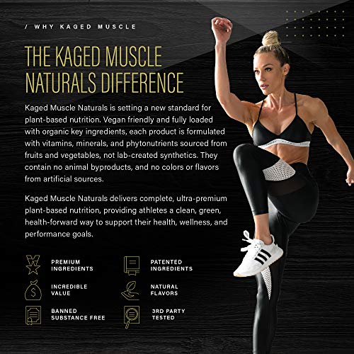 Vegan Protein Powder; Kaged Muscle Plantein, Delicious Organic Pe...