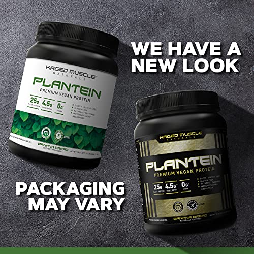 Vegan Protein Powder; Kaged Muscle Plantein, Delicious Organic Pe...