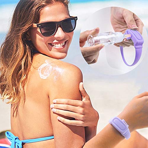 Hand Sanitizer Bracelet Dispenser Travel Adult Kid Handwash Gel S...