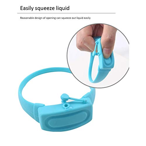 Hand Sanitizer Bracelet Dispenser Travel Adult Kid Handwash Gel S...