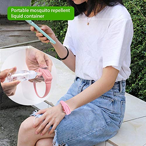 Hand Sanitizer Bracelet Dispenser Travel Adult Kid Handwash Gel S...
