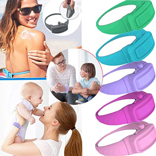 Hand Sanitizer Bracelet Dispenser Travel Adult Kid Handwash Gel S...