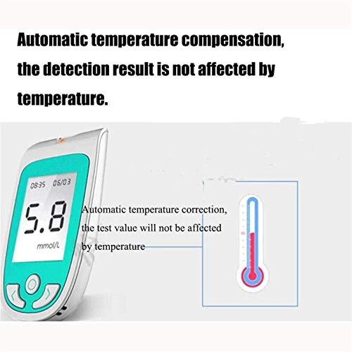 KaKaDz Cholestérol Test, 3in1 Household Glucometer Kit Blood Gluc...