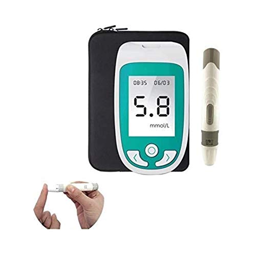 KaKaDz Cholestérol Test, 3in1 Household Glucometer Kit Blood Gluc...