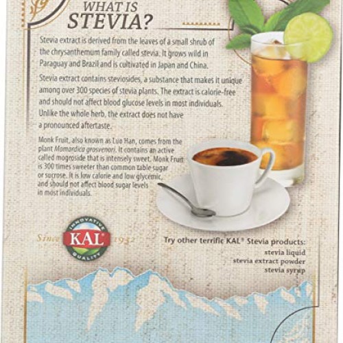KAL Sure Stevia Extract Powder Plus Monk Fruit Luo Han | Best...