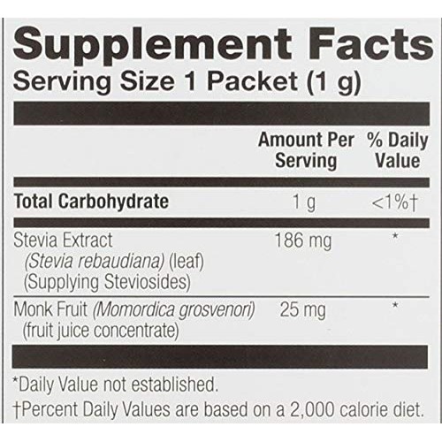 KAL Sure Stevia Extract Powder Plus Monk Fruit Luo Han | Best...