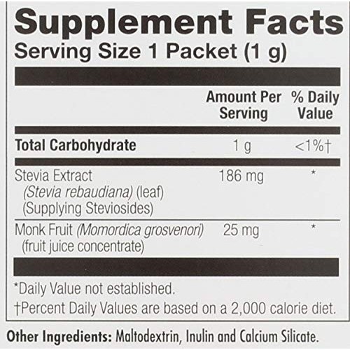 KAL Sure Stevia Extract Powder Plus Monk Fruit Luo Han | Best...