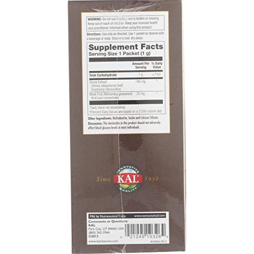 KAL Sure Stevia Extract Powder Plus Monk Fruit Luo Han | Best...