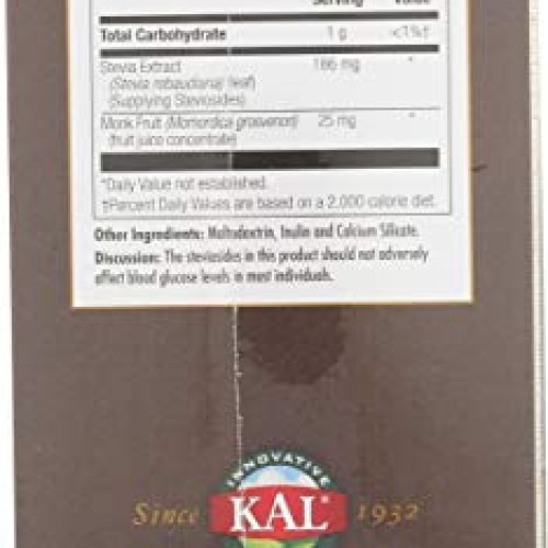 KAL Sure Stevia Extract Powder Plus Monk Fruit Luo Han | Best...