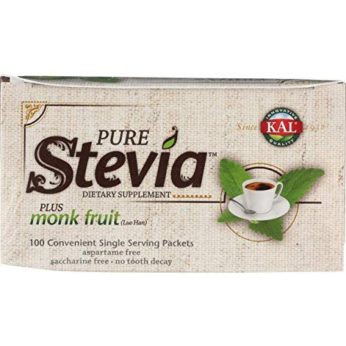 KAL Sure Stevia Extract Powder Plus Monk Fruit Luo Han | Best...