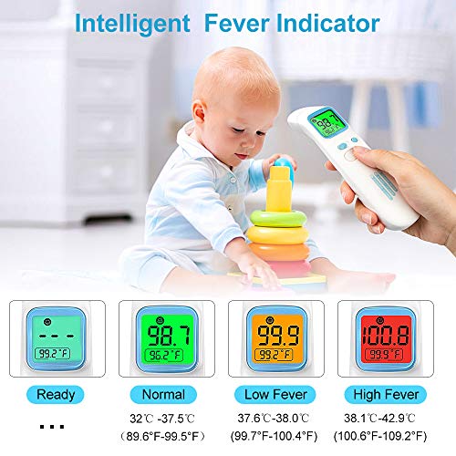 Forehead Thermometer, KALAOK Touchless Thermometer for Adults Bab...