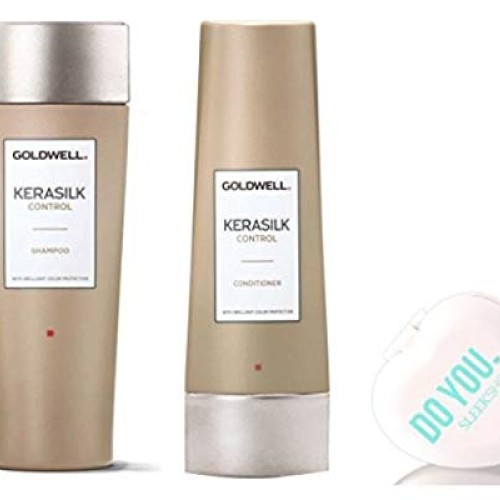 Kerasilk Control Shampoo & Conditioner DUO Set with Sleek Compac...