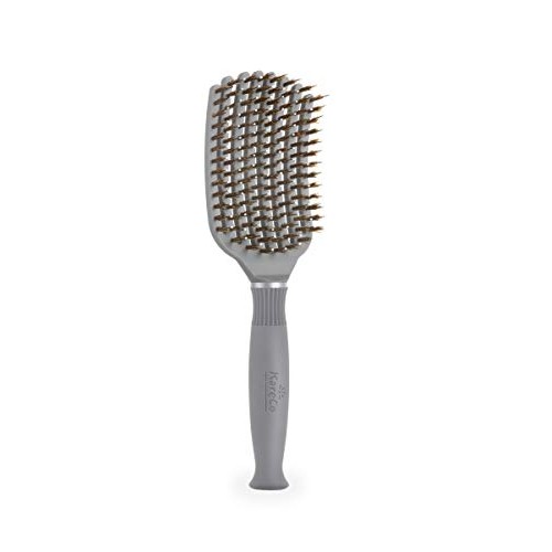All New KareCo Tangle Buster Flexible Paddle Brush, Detangler &...