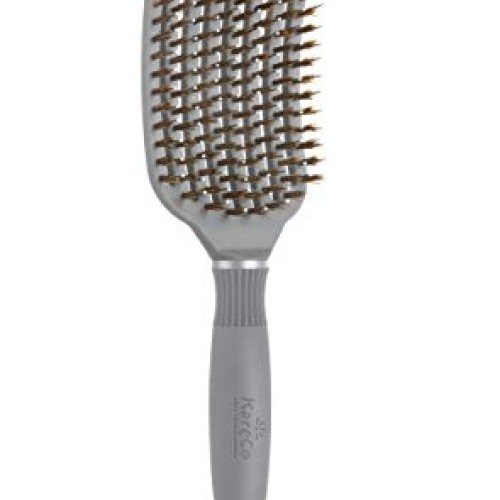 All New KareCo Tangle Buster Flexible Paddle Brush, Detangler &...