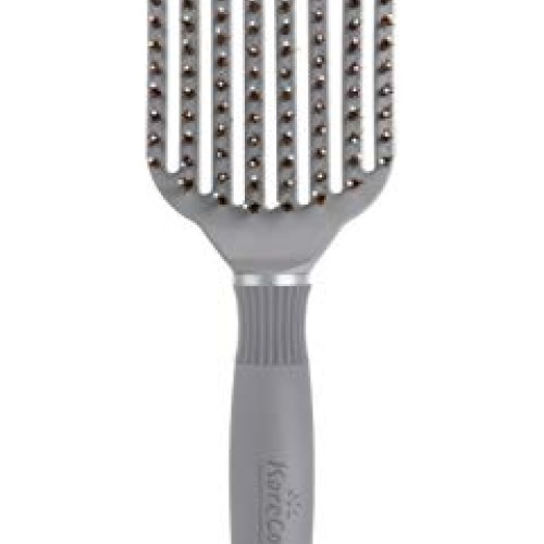 All New KareCo Tangle Buster Flexible Paddle Brush, Detangler &...