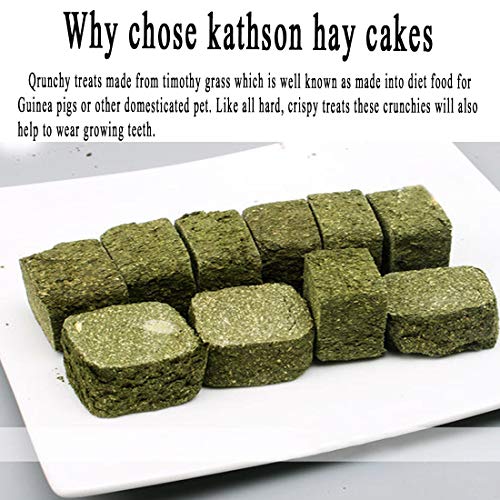 kathson Bunny Chew Toys for Teeth,Rabbit Chew Ball Timothy Grass ...