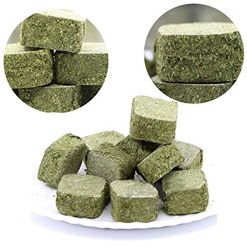kathson Bunny Chew Toys for Teeth,Rabbit Chew Ball Timothy Grass ...