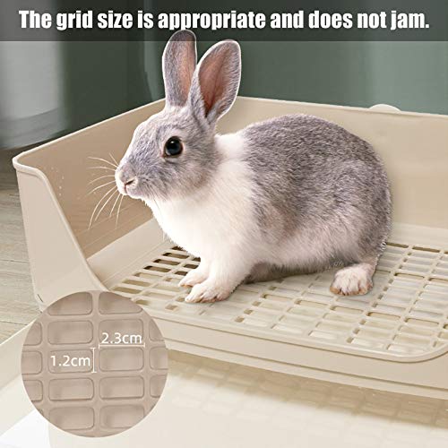 kathson Large Rabbit Litter Box Trainer, Potty Corner Toilet with...