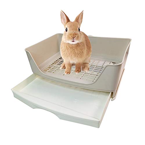 kathson Large Rabbit Litter Box Trainer, Potty Corner Toilet with...