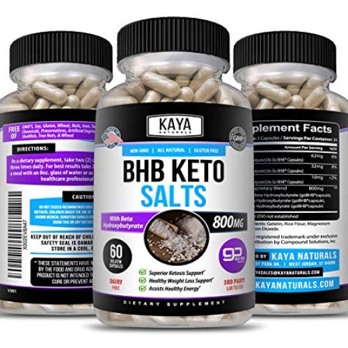 Kaya Naturals Keto Diet BHB Capsules, Ketogenic Keto Capsules, Ke...