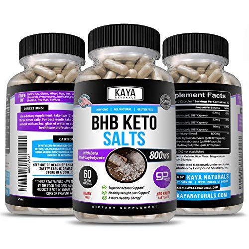 Kaya Naturals Keto Diet BHB Capsules, Ketogenic Keto Capsules, Ke...