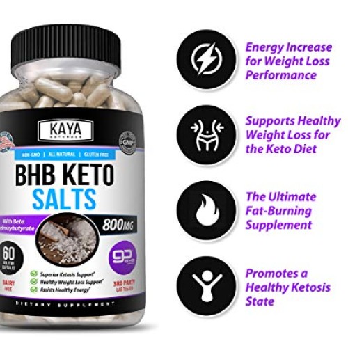 Kaya Naturals Keto Diet BHB Capsules, Ketogenic Keto Capsules, Ke...