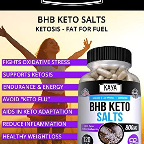 Kaya Naturals Keto Diet BHB Capsules, Ketogenic Keto Capsules, Ke...