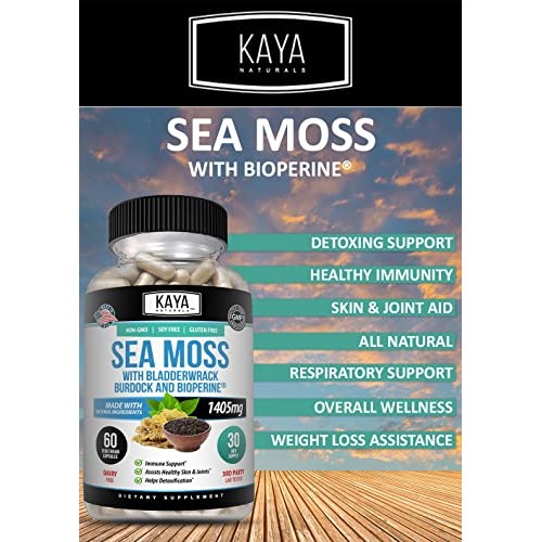 Kaya Naturals Sea Moss | Joint Supplement for Men and Women | wit...
