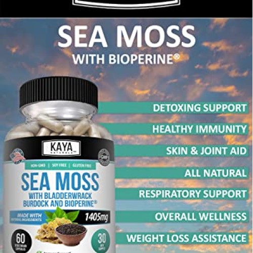 Kaya Naturals Sea Moss | Joint Supplement for Men and Women | wit...